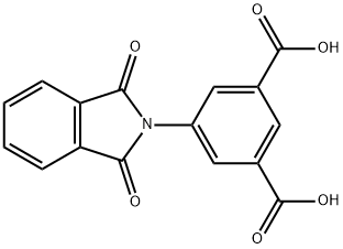 1,3-Benzenedicarboxylicacid, 5-(1,3-dihydro-1,3-dioxo-2H-isoindol-2-yl)- 化学構造式