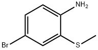 4-Bromo-2-(methylthio)aniline Struktur