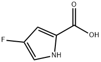 4-氟-1H-吡咯-2-羧酸, 475561-90-1, 结构式