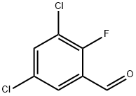 3,5-二氯-2-氟苯甲醛, 477535-42-5, 结构式