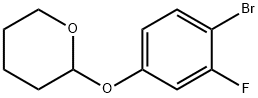 2-(4-溴-3-氟苯氧基)四氢-2H-吡喃,485832-11-9,结构式