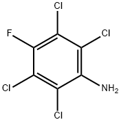 Benzenamine, 2,3,5,6-tetrachloro-4-fluoro- Struktur