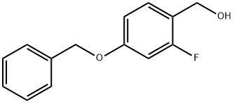 (4-Benzyloxy-2-fluoro-phenyl)-methanol,504414-33-9,结构式