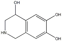 4,6,7-Isoquinolinetriol, 1,2,3,4-tetrahydro- Structure