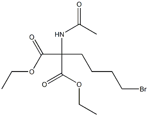 Propanedioic acid, (acetylamino)(4-bromobutyl)-, diethyl ester