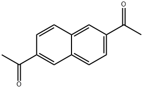2,6-ジアセチルナフタレン 化学構造式