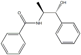 Benzamide, N-[(1S,2R)-2-hydroxy-1-methyl-2-phenylethyl]- Struktur