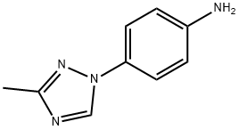 4-(3-甲基-1H-1,2,4-三唑-1-基)苯胺,52739-51-2,结构式
