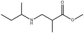 methyl 3-[(butan-2-yl)amino]-2-methylpropanoate Struktur