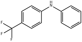Benzenamine, N-phenyl-4-(trifluoromethyl)- Structure