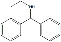 (diphenylmethyl)(ethyl)amine 化学構造式