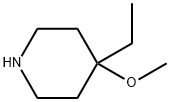 4-乙基-4-甲氧基哌啶,54009-08-4,结构式