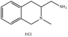 [(2-methyl-1,2,3,4-tetrahydro-3-isoquinolinyl)methyl]amine dihydrochloride 化学構造式