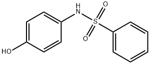 Benzenesulfonamide, N-(4-hydroxyphenyl)- Structure