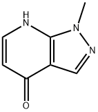 1-methyl-1,7-dihydro-4H-pyrazolo[3,4-b]pyridin-4-one Structure