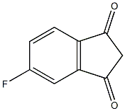 5-氟-1,3-茚满二酮, 54746-57-5, 结构式