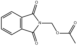 1H-Isoindole-1,3(2H)-dione, 2-[(acetyloxy)methyl]- Structure