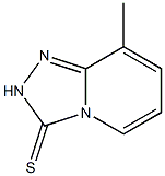 1,2,4-Triazolo[4,3-a]pyridine-3(2H)-thione,8-methyl- Structure