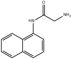 2-amino-N-1-naphthalenylacetamide 化学構造式