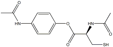 Paracetamol mercapturate 化学構造式