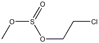 Sulfurous acid,2-chloroethyl methyl ester Structure