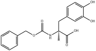 L-Tyrosine, 3-hydroxy-a-methyl-N-[(phenylmethoxy)carbonyl]- 化学構造式