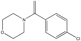 Morpholine, 4-[1-(4-chlorophenyl)ethenyl]- Structure