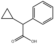 2-cyclopropyl-2-phenylacetic acid Struktur