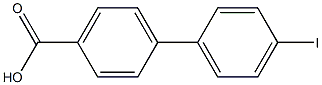 4'-碘-4-联苯羧酸,5731-12-4,结构式