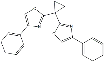 (4S,4'S)-2,2'-Cyclopropylidenebis[4,5-dihydro-4-phenylox
azole],99%e.e. Struktur