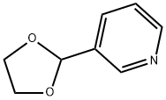Pyridine,3-(1,3-dioxolan-2-yl)- Struktur