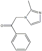 2-(2-methylimidazol-1-yl)-1-phenyl-ethanone Structure