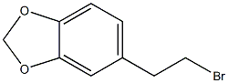 1,3-Benzodioxole, 5-(2-bromoethyl)- Struktur