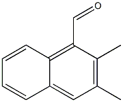 2,3-dimethylnaphthalene-1-carbaldehyde 结构式