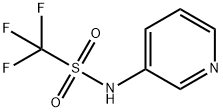 Methanesulfonamide, 1,1,1-trifluoro-N-3-pyridinyl- Structure