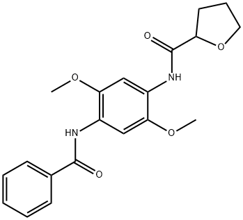 N-(4-benzamido-2,5-dimethoxyphenyl)oxolane-2-carboxamide Structure