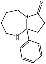 9a-phenyl-octahydro-1H-pyrrolo[1,2-a][1,3]diazepin-7-one 结构式