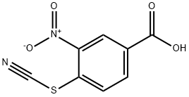 3-硝基-4-硫氰基苯甲酸,6083-79-0,结构式