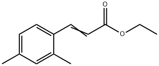 (E)-ethyl 3-(2,4-dimethylphenyl)acrylate Structure