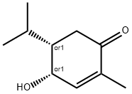 3-Hydroxy-p-menth-1-en-6-one Struktur