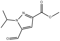 methyl 5-formyl-1-isopropyl-1H-pyrazole-3-carboxylate 结构式