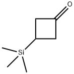 Cyclobutanone, 3-(trimethylsilyl)- Structure