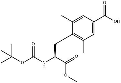 (S)-4-(2-((tert-butoxycarbonyl)amino)-3-methoxy-3-oxopropyl)-3,5-dimethylbenzoic acid