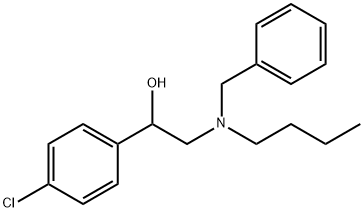 2-[benzyl(butyl)amino]-1-(4-chlorophenyl)ethanol Structure