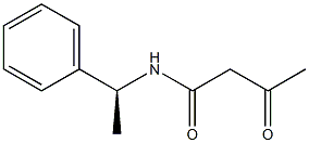 Butanamide, 3-oxo-N-(1-phenylethyl)-, (S)- 结构式