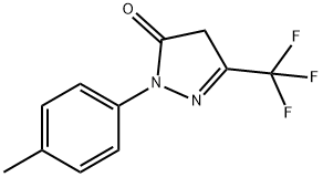 1-p-tolyl-3-(trifluoromethyl)-1H-pyrazol-5(4H)-one 化学構造式