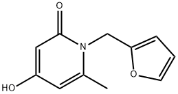 1-(2-furylmethyl)-4-hydroxy-6-methylpyridin-2(1H)-one Structure