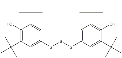 Phenol, 4,4'-trithiobis[2,6-bis(1,1-dimethylethyl)- Structure