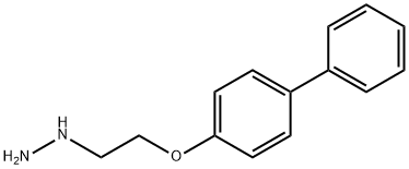 [2-(Biphenyl-4-yloxy)-ethyl]-hydrazine,64127-56-6,结构式
