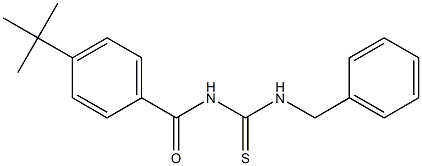 N-[(benzylamino)carbonothioyl]-4-tert-butylbenzamide Structure